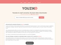 Desktop screenshot for youzik.com