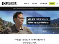 Desktop screenshot for earthjustice.org