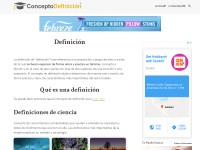 Desktop screenshot for conceptodefinicion.de