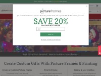 Desktop screenshot for pictureframes.com