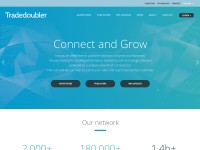 Desktop screenshot for tradedoubler.com