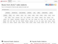 Desktop screenshot for internet-radio.com