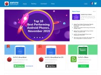 Desktop screenshot for antutu.com