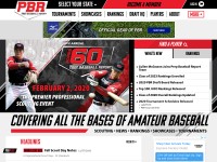 Desktop screenshot for prepbaseballreport.com