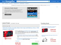 Desktop screenshot for techbargains.com