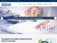 Desktop screenshot for dhirtekbusinessresearch.com