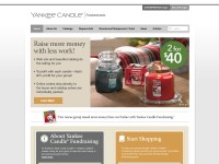 Desktop screenshot for yankeecandlefundraising.com
