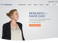 Desktop screenshot for cloudresearch.com