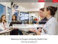 Desktop screenshot for cooperhealth.edu