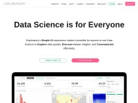 Desktop screenshot for exploratory.io