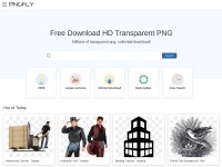 Desktop screenshot for pngfly.com