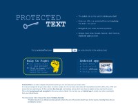 Desktop screenshot for protectedtext.com