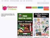 Desktop screenshot for classroomfreebies.com