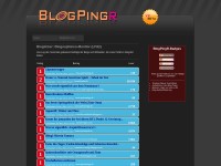 Desktop screenshot for blogpingr.de