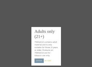 How 710district.com looks like on a tablet such as an iPad.