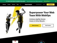 Desktop screenshot for pantheon.io