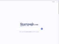 Desktop screenshot for startpage.com