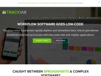 Desktop screenshot for trackvia.com