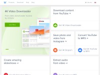 Desktop screenshot for 4kdownload.com