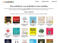 Desktop screenshot for topaudiolibro.com