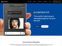 Desktop screenshot for keeperchat.com