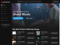 Desktop screenshot for praisecharts.com