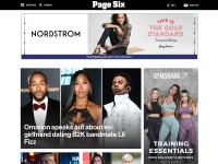 Desktop screenshot for pagesix.com