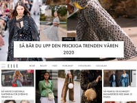 Desktop screenshot for elle.se