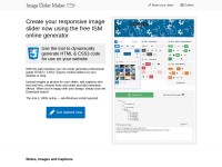 Desktop screenshot for imageslidermaker.com