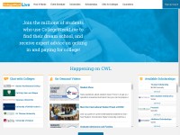 Desktop screenshot for collegeweeklive.com