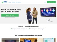 Desktop screenshot for risevision.com