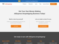 Desktop screenshot for alidropship.com