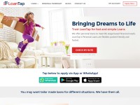 Desktop screenshot for loantap.in