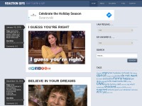 Desktop screenshot for reactiongifs.com