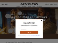 Desktop screenshot for justformen.com