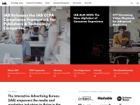 Desktop screenshot for iab.com