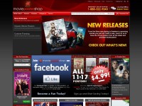 Desktop screenshot for moviepostershop.com