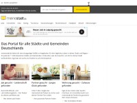 Desktop screenshot for meinestadt.de