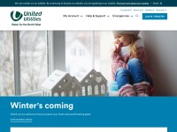 Desktop screenshot for unitedutilities.com