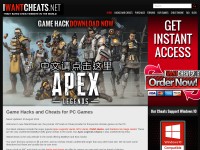 Desktop screenshot for iwantcheats.net