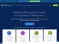 Desktop screenshot for crossbrowsertesting.com