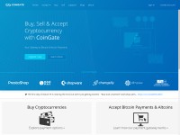 Desktop screenshot for coingate.com
