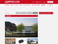 Desktop screenshot for camping-car.com