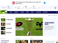 Screenshot of rugby365.com