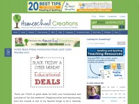 Desktop screenshot for homeschoolcreations.net