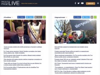 Desktop screenshot for frontpagelive.com