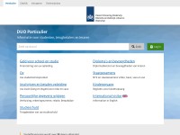 Desktop screenshot for duo.nl