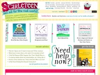Desktop screenshot for scarleteen.com