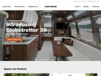 Desktop screenshot for airstream.com