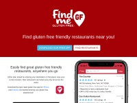 Desktop screenshot for findmeglutenfree.com